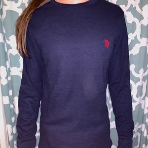 polo ralph lauren waffle top
